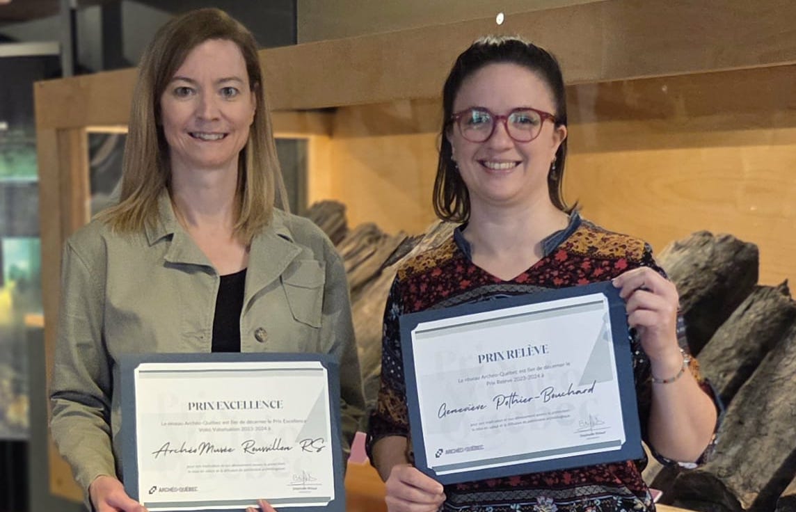 2025 11 27 ArcheoMusee recipiendaire 2 prix Archeo Quebec