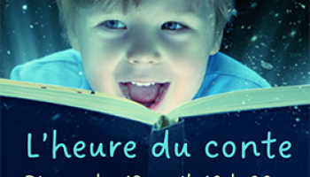 L’heure du conte se poursuit tout l’été!