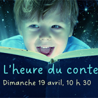 L’heure du conte se poursuit tout l’été!