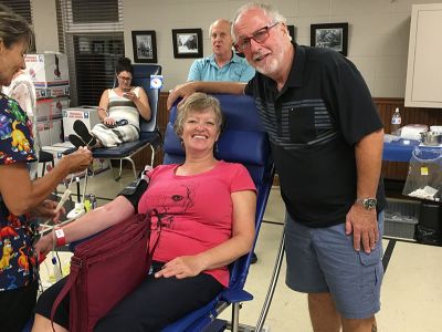 55 donneurs à la Collecte 2018 de sang