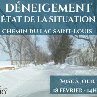 Mise à jour – Déneigement terminé !