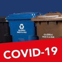 COVID 19 - Vos bacs en bordure de rues