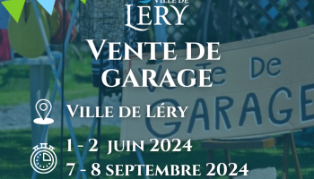 Ville de Léry - Ventes de Garage 2024